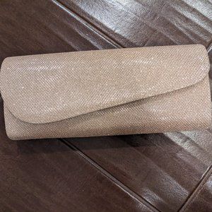 Champagne Glitter Clutch Purse